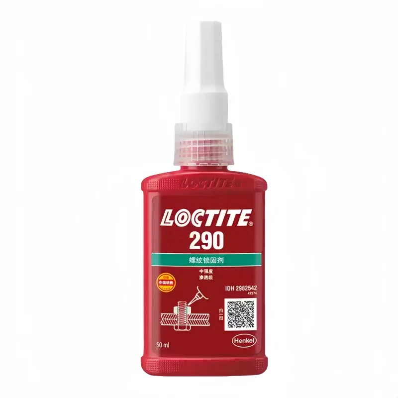 100% officiële originele Loctite 243 222 242 262 263 271 272 277 290 schroefdraadborging anaërobe lijm 50 ml schroefbevestiging schroeflijm