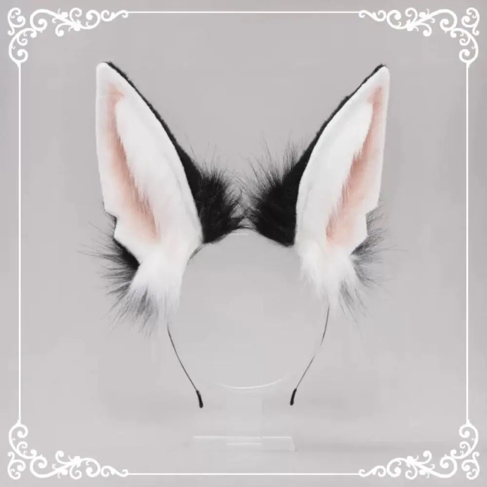 Diadema De Orejas De Lobo Punk – Accesorio De Felpa Para Cosplay Y Fiestas, Estilo Oscuro Años 2000, Ajuste Cómodo Y Seguro
