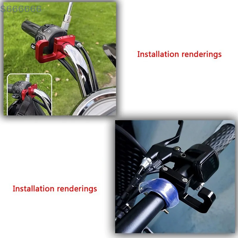 

Motorcycle Handlebar Bag Hanger Compatible with PCX125 PCX150 PCX160 Electric Bikes - Universal Fit Bike Accessory