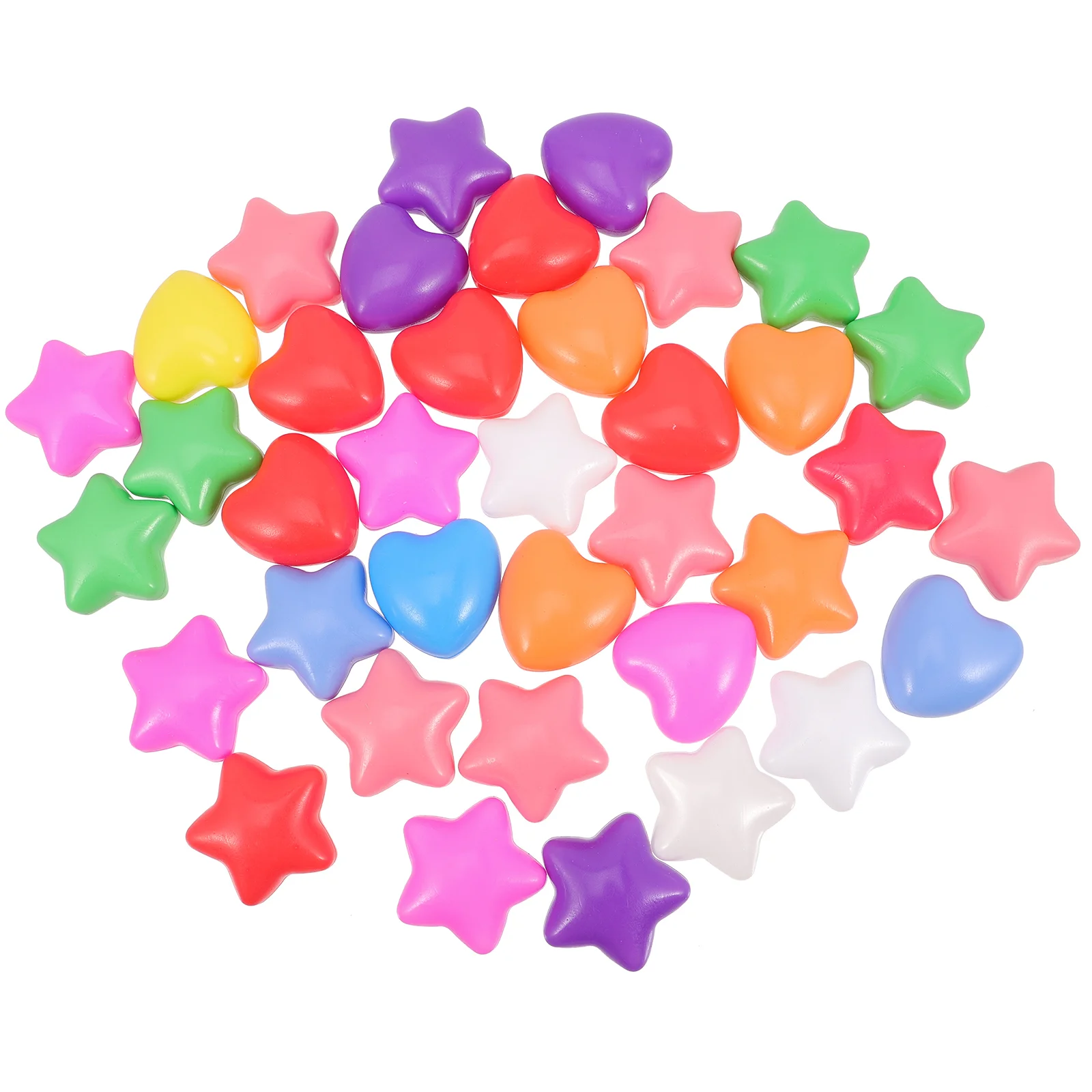 

100 Pcs Ocean Ball Creative Play Balls Pit Stars Colorful for Heart Shaped Pool Funny Swimming Toys Children Baby