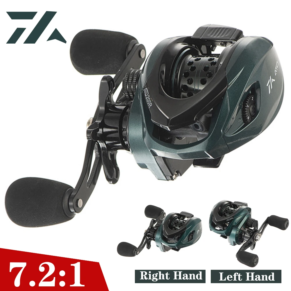 

Baitcasting Reel 10KG Max.Drag Fishing Reel Ultra-Light 7.2:1 Ratio Magnetic Brake Baitcast Reel Long Casting Wheel Reel Tackle