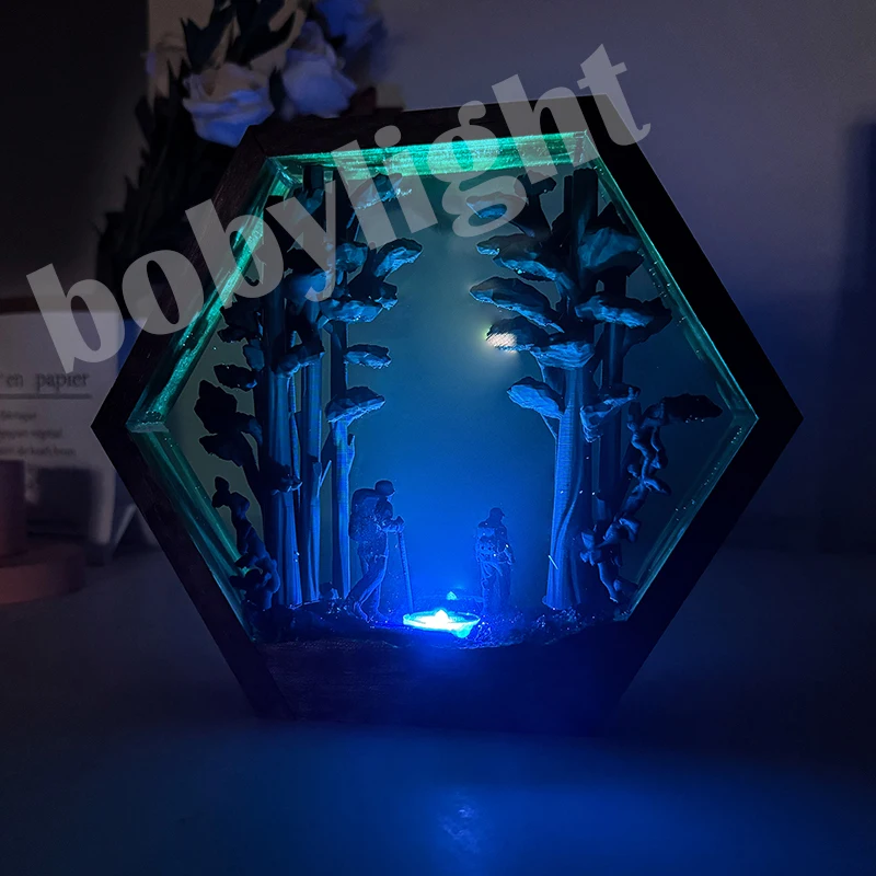 Hiker Figure Table Resin Lamp - مراجعة Home Decor Resin وسعره
