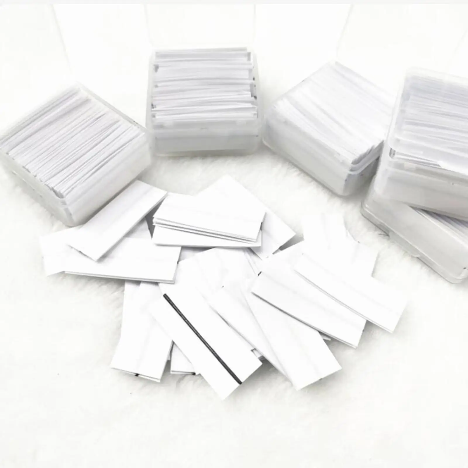 40x Self- Glue Double Strip Warm-Sensitive Glue Natural Portable Waterproof Reusable Soft for Women