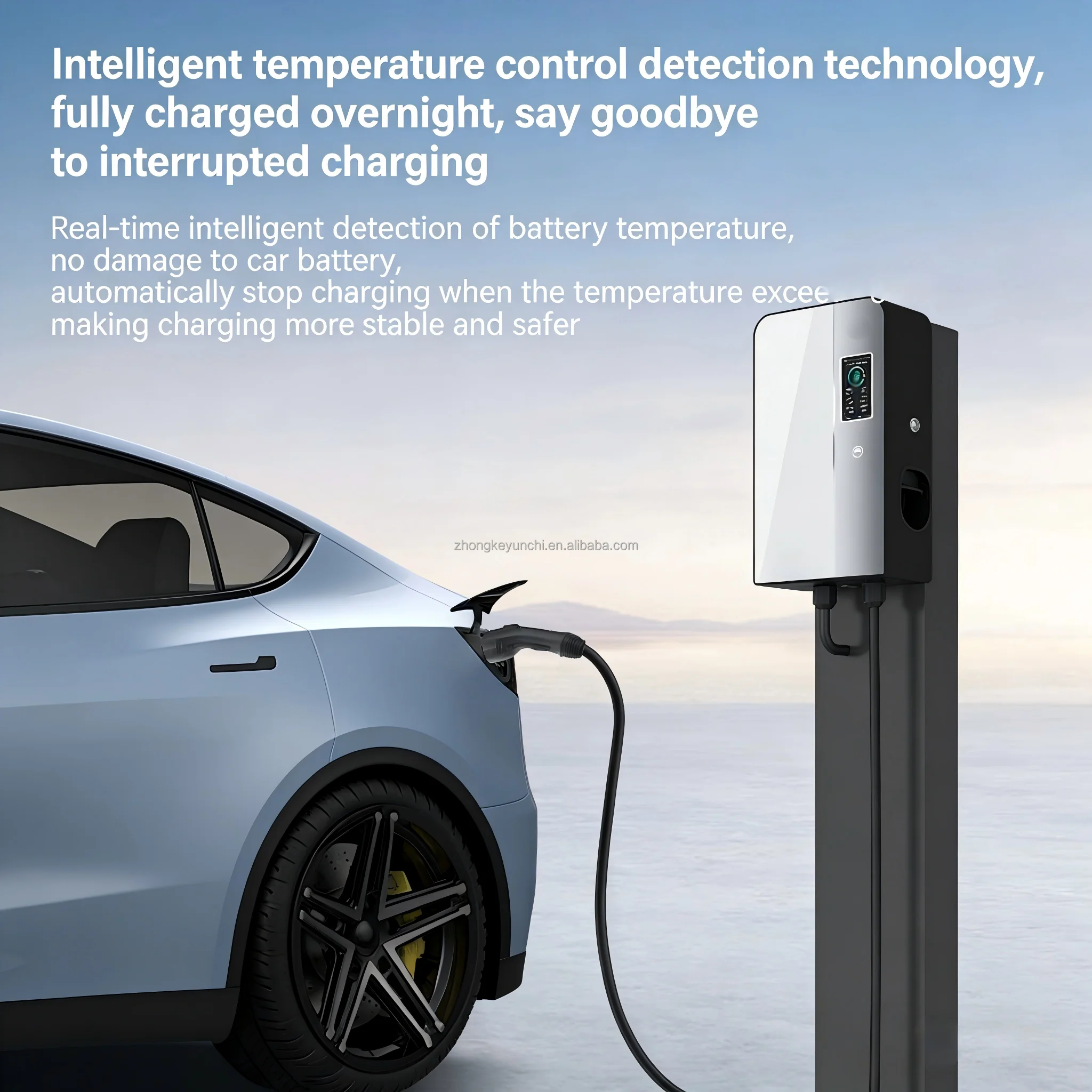 Smart  AC Charger 7kW/11kW/22kW TYPE 2 Interface 380V IP54 Wall Column Mount