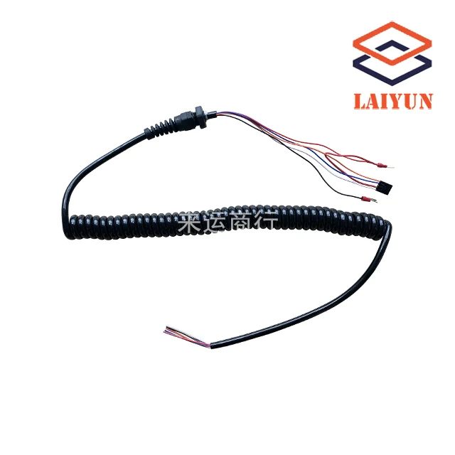 Handle connecting wire Five core spiral wire spring wire Genie Dingli Lingong XCMG Zhonglian Scissor Handle Wire Harness