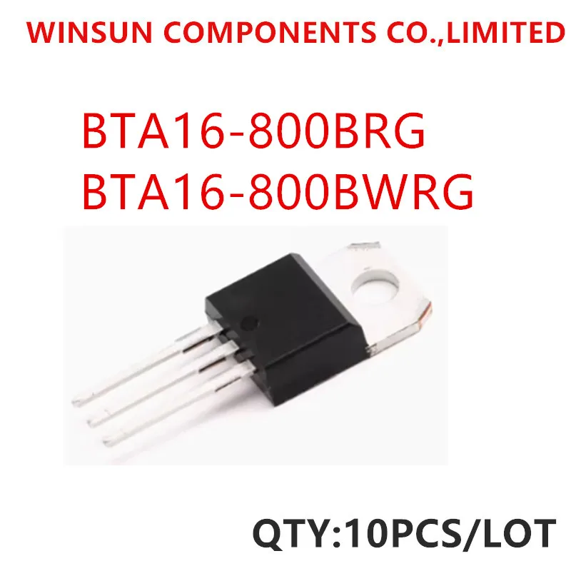 100% New Imported Original BTA16-800BRG BTA16-800B BTA16-800BWRG BTA16-800BW TO-220 Thyristor 16A 800V