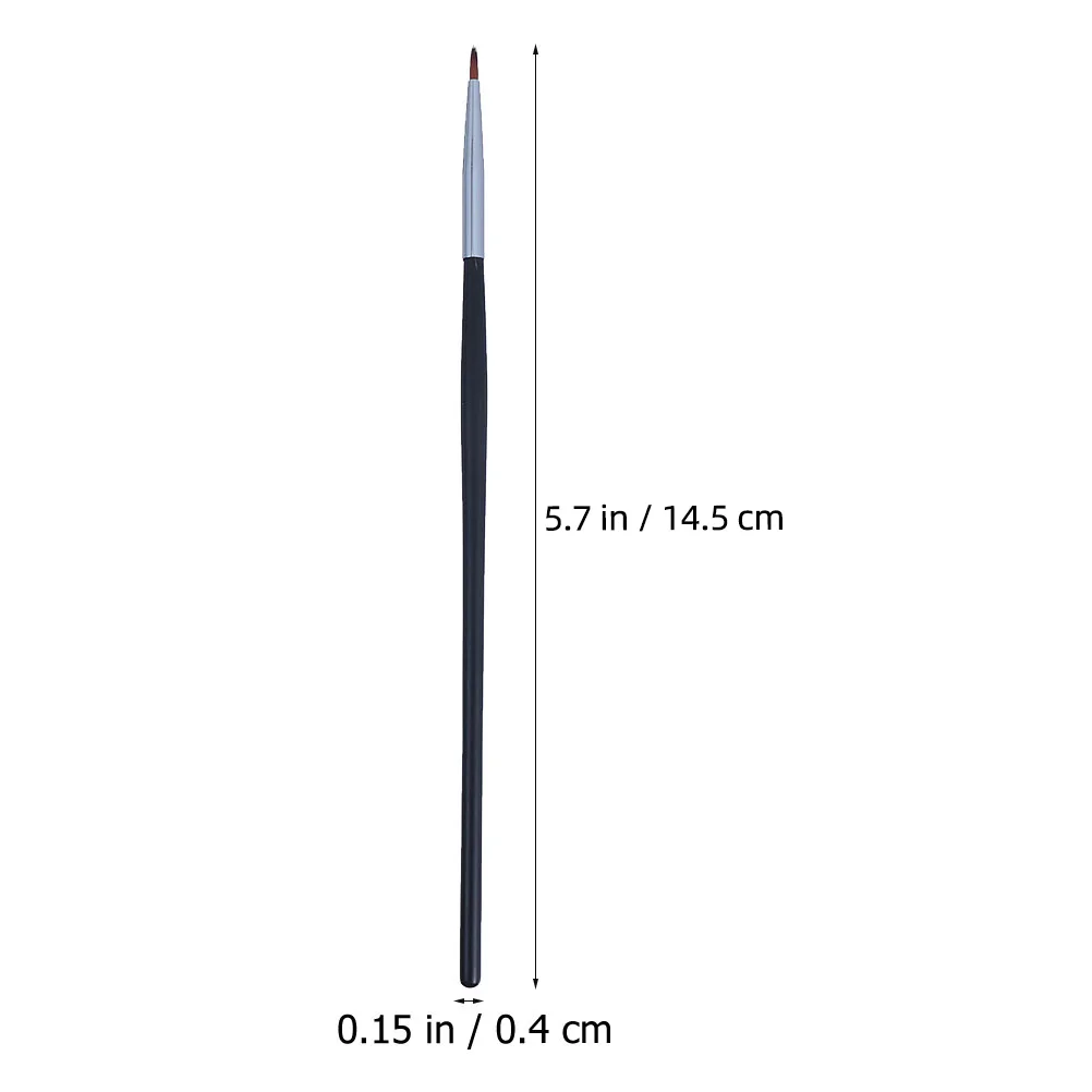 5Pcs Eyeliner Brush Professional Makeup Applicator Lipstick Lip Mask Brush Compact Lightweight Portable Lipstick Applicator