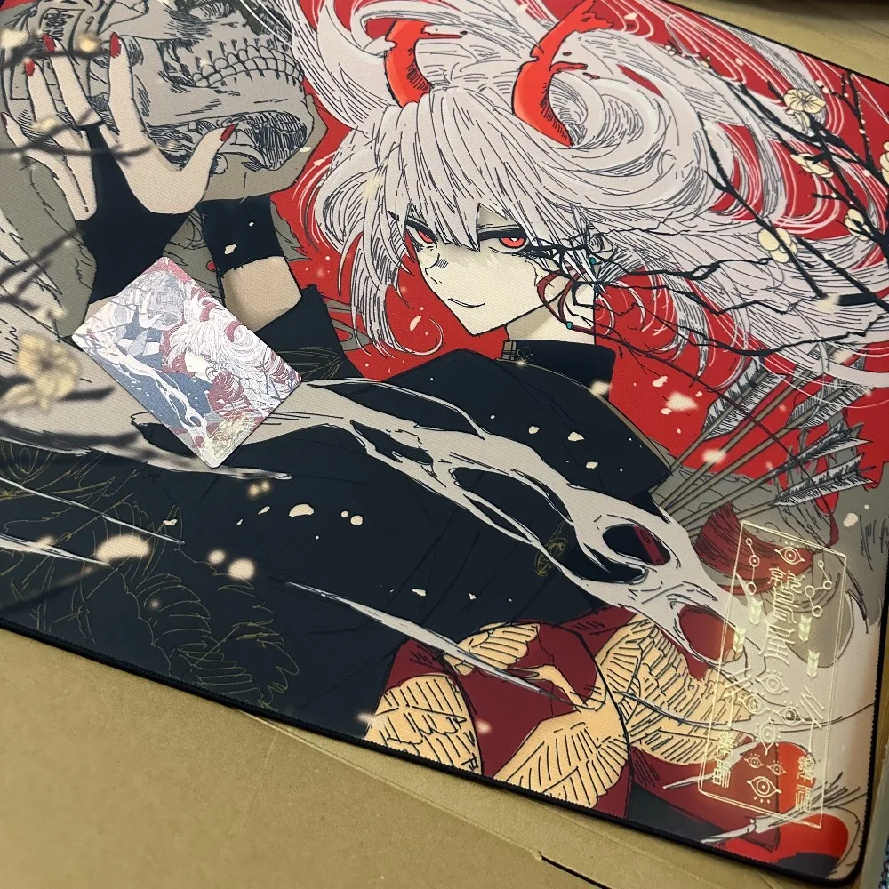 Custom Mid Hardness Gaming Mouse Pad Abyss Ultra Fast Speed Smooth Anime Desk Mat E-sports Mousepad Accessories Gift
