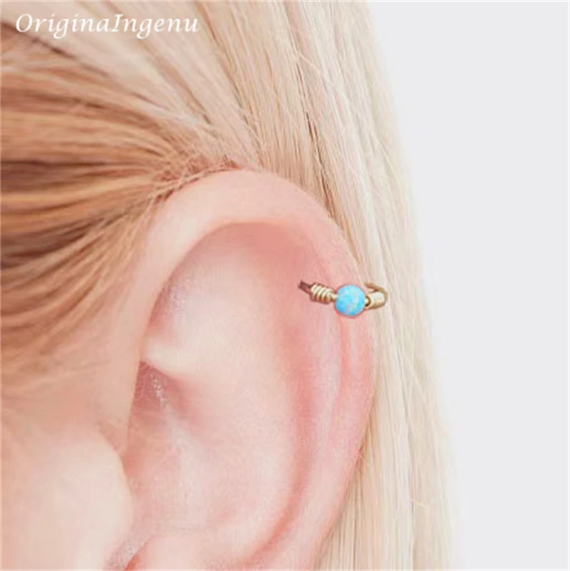 

925 Silver Fake Ear Cuff Handmade Jewelry Charm Clip Earrings Gold Filled Brincos Boho Oorbellen Earrings For Women