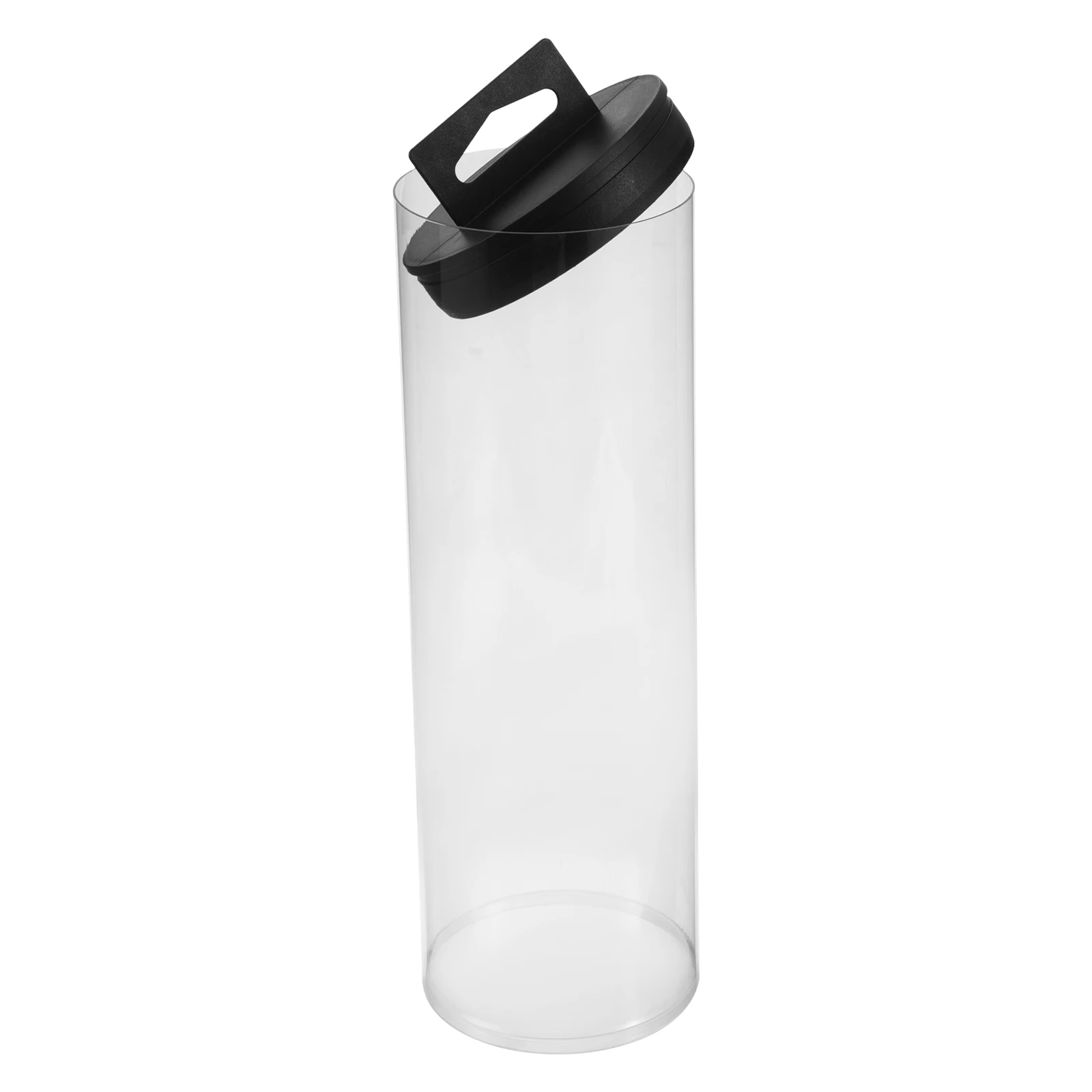 

1pc Transparent Tennis Storage Box Cylindrical Ball Packaging Tube Spacesaving Design Durable Material Tennis Equipment Baseball