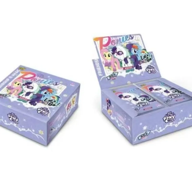 KAYOU Officially Licensed My Little Pony Trading Card Box Fun Shadow Pack Vol 6 Black Back Sealed Booster Box Rare shape Gift
