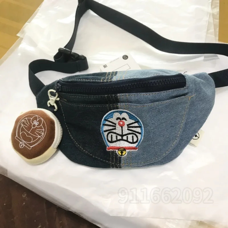 

MINISO Doraemon New Children's Waist Bag Luxury Brand Original Fashion Children's Waist Bag Cartoon Children's Messenger Bag