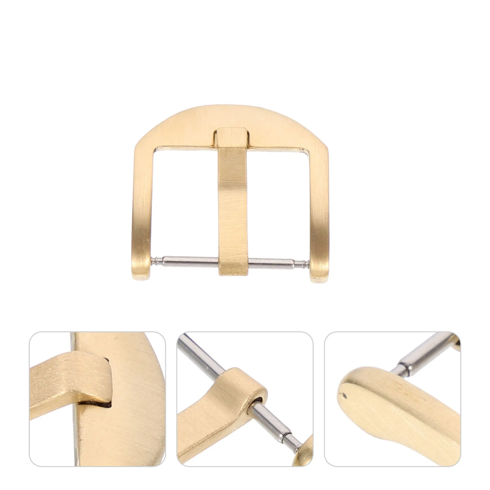 

Solid Copper Watch Buckle Durable Professional Watchband Accessory Easy to Use and Replace Simple Design Fine Workmanship