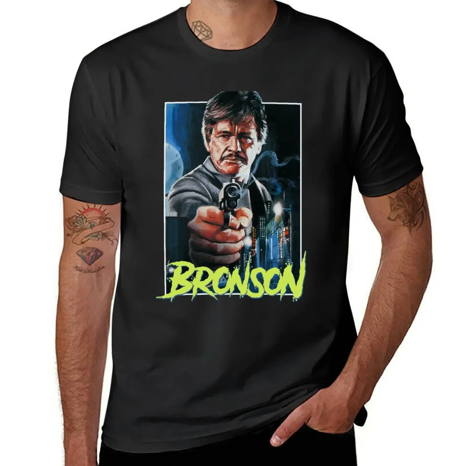 The Vigilante-Charles Bronson T-Shirt korean fashion summer top oversized men clothings