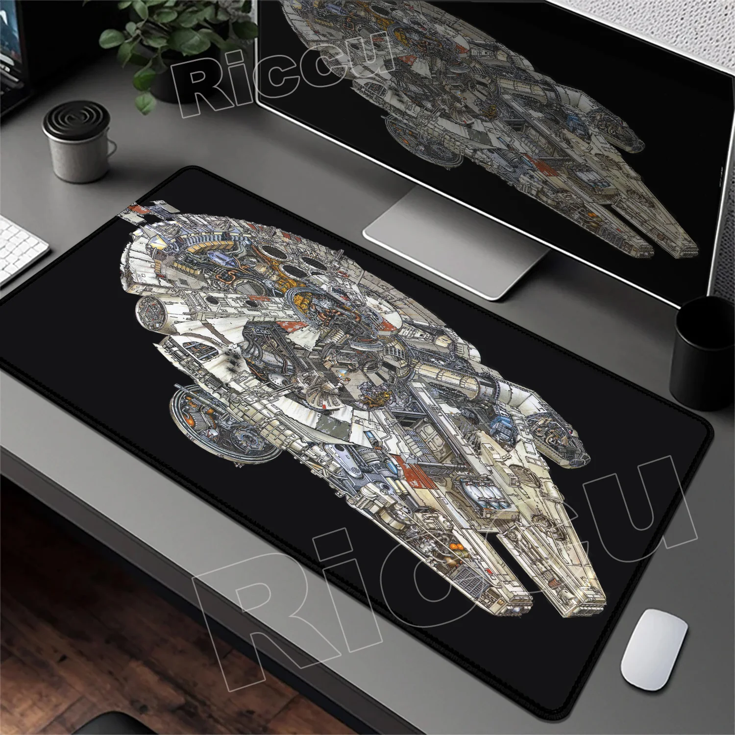 Nouveau tapis de souris de bureau de Gamer antidérapant accessoires de PC accessoires de jeu imprimés tapis de souris Cool s-star wars tapis de bureau étendu en caoutchouc
