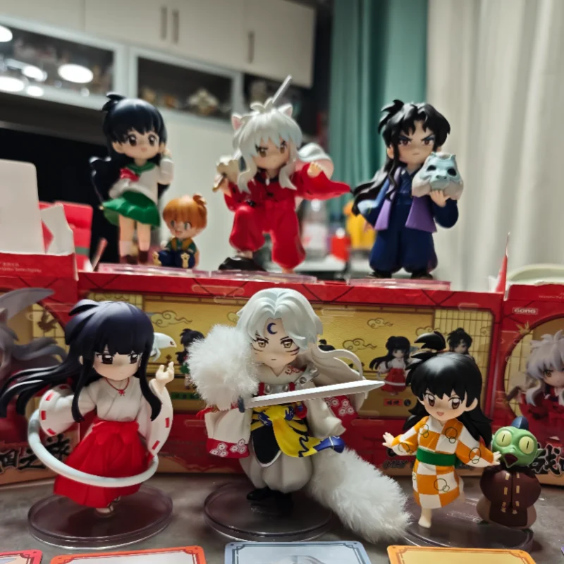 POP MART GONG Inuyasha Warring States Journey Serie Blind Box Mystery Box Spielzeug Kawaii Ornamente Figuren Desktop-Modell