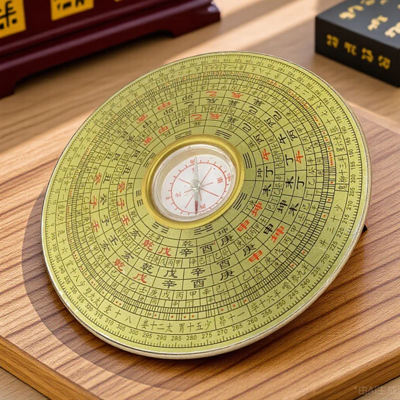 

Compass Ornaments Decoration Durable Chinese Large Statue Ancient Alloy Traditional Travel