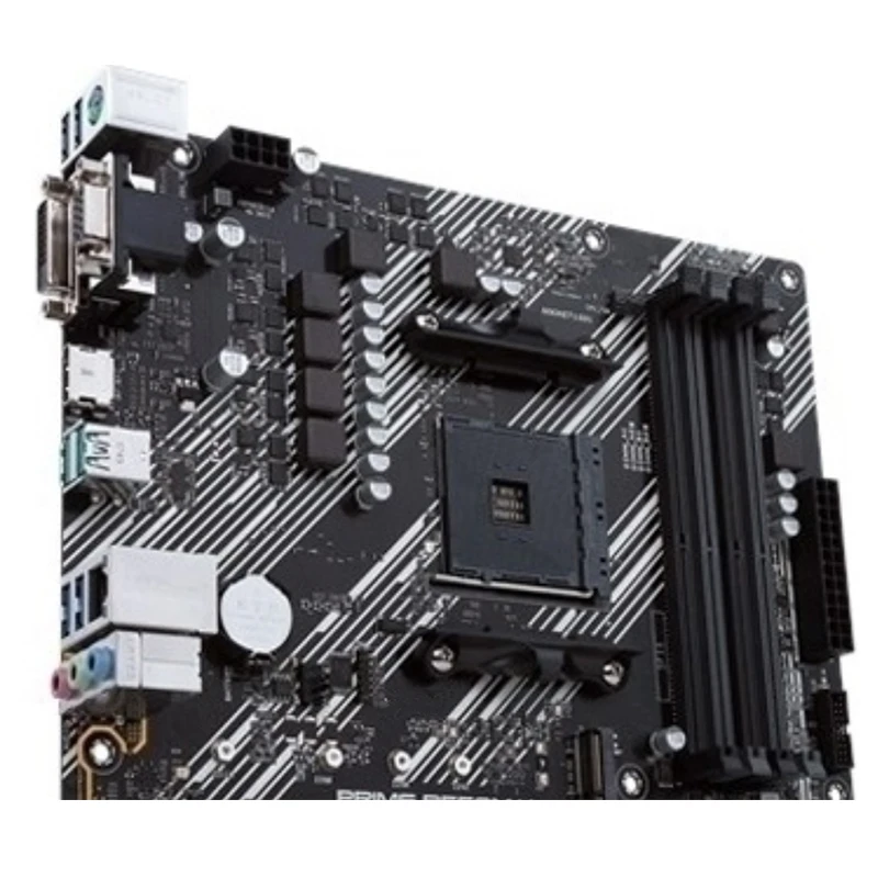 Imagem -05 - Soquete de Motherboards Usado para Prime B550m-k Am4 Ddr4 128gb Amd B550 Desktop Mainboard m2 Nvme Usb 3.0