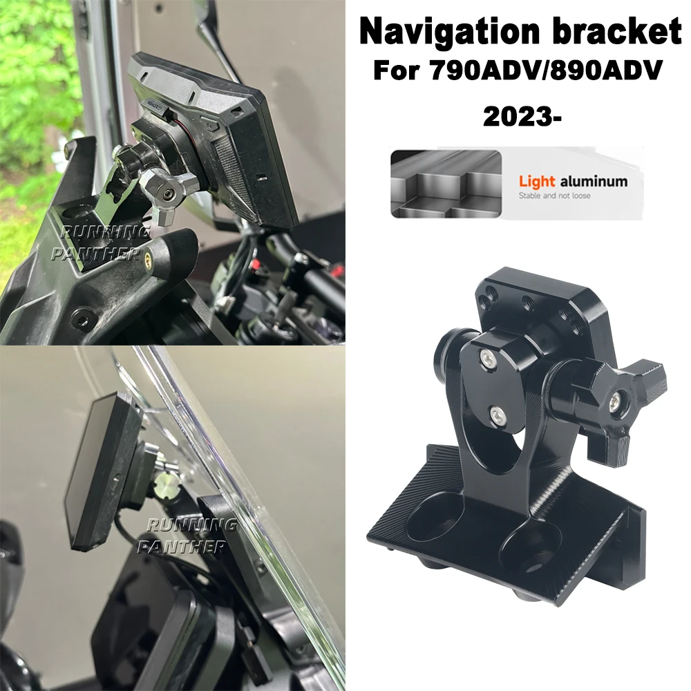 

For 790 890 Adventure ADV 2023 2024 Motorcycle Navigation Bracket Accessories Mount Stand Smart Phone GPS Handlebar Stand Holder