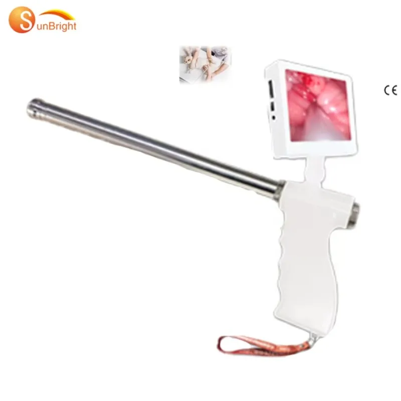 Veterinary Dog Portable TCI Device with Screen Visual Artificial Insemination Gun for Cattle/cows/goat