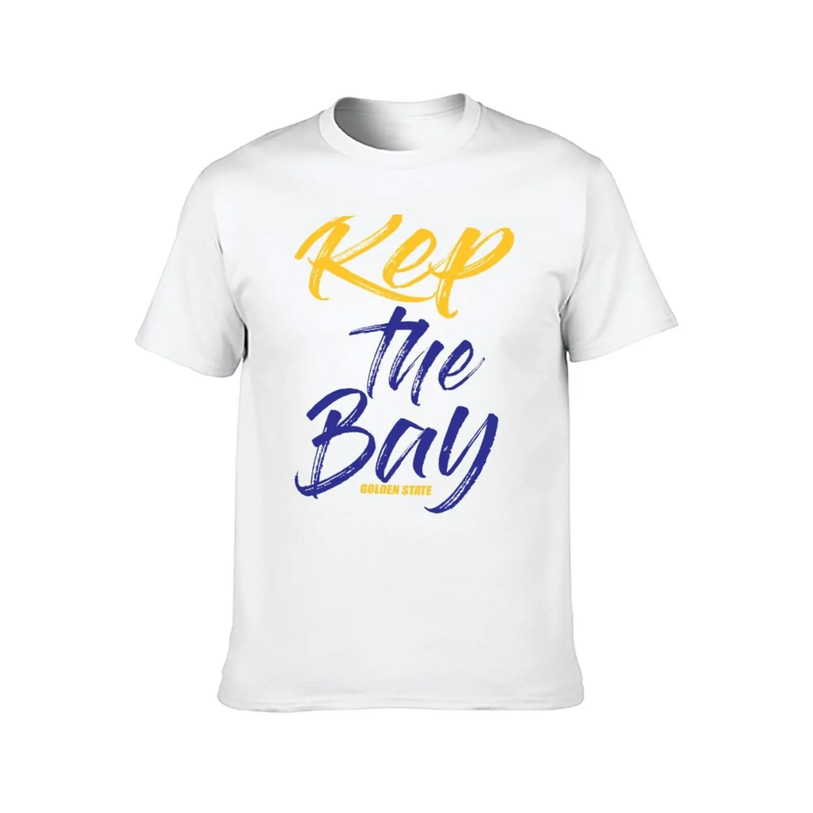 قمصان رجالية قطنية مضحكة تي شيرت ممزق تي أوكلاند تي مان ستيت تي شيرت ثقيل قميص أنيمي خليج قطن ذهبي The #2