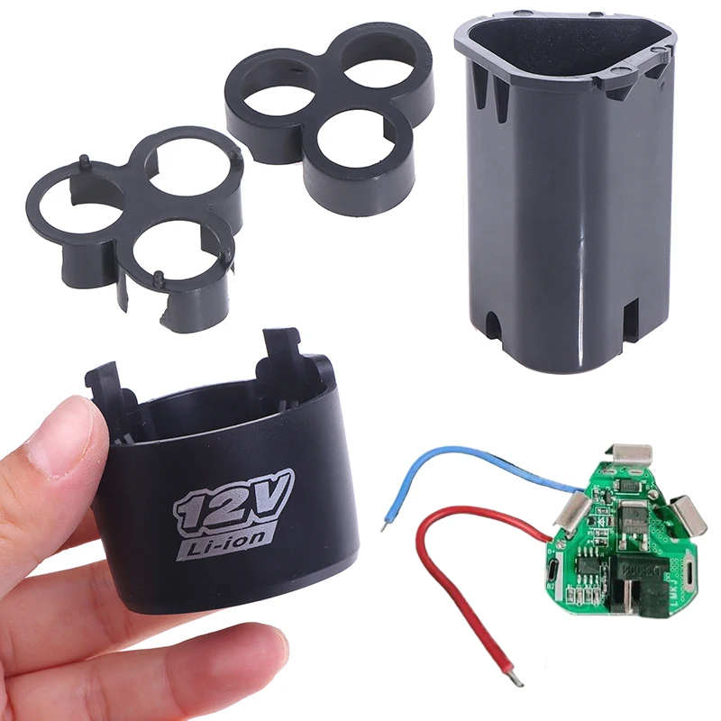3S 12V DC BMS 18650 Lithium Box Circuit Pack Shell Case Bracket Hand Drill Power Li-ion Battery Protection Board Electric Tool