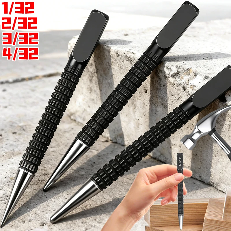 

Набор из 4 центровочных пробойников для электродрели: позиционер для сверления, разметки по металлу и дереву, инструмент для гравировки и вырезания, комплект деталей для инструментов