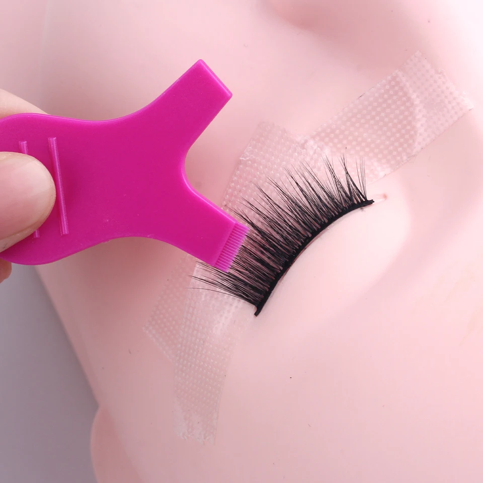 10Pcs Reuseable Makeup Eyelash Brushes Plastic Clean Comb Y Shape Eyelashe Lifting Curler Eye Lash Extension Perm Eyelash Tools