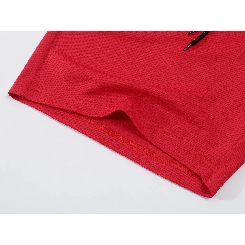2026 Summer Men's Shorts New Polyester Breathable Elastic Pull Rope Basketball Running Casual Sports Shorts image 5