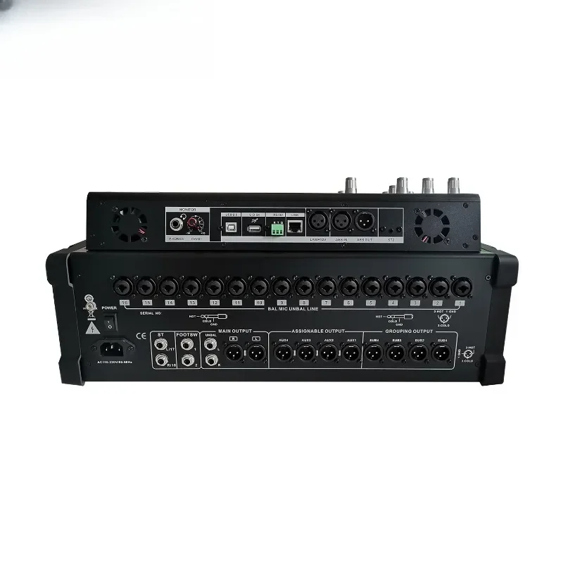Multifunctional digital mixer professional large stage with effect marshalling equalization mechanical fader