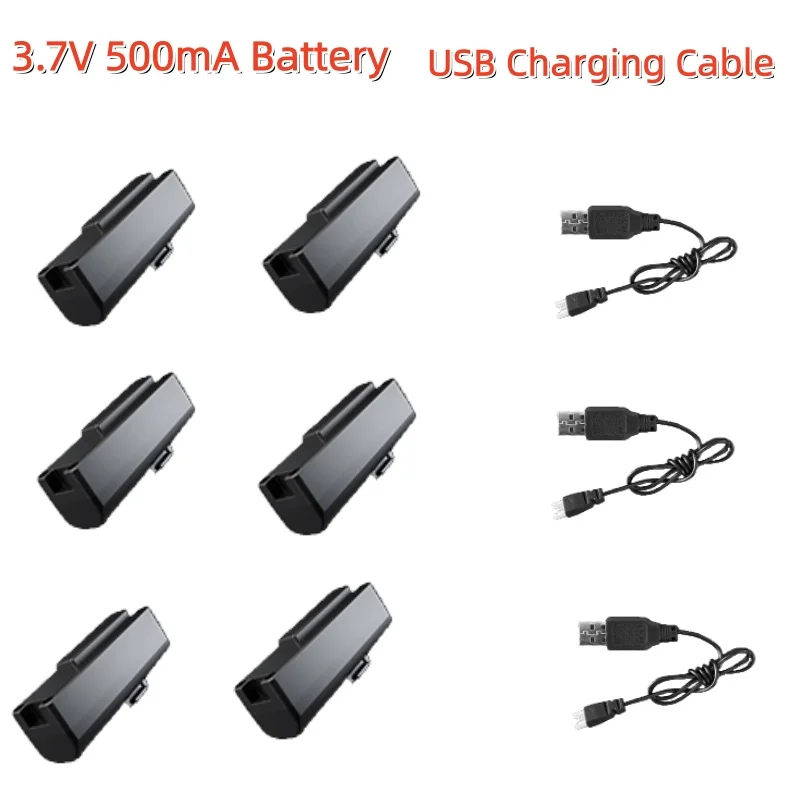 Accessories Q210 Remote Controlled Amphibious off-road Vehicle Spare Parts 3.7V 500mA Modular Battery and USB Charging Cable
