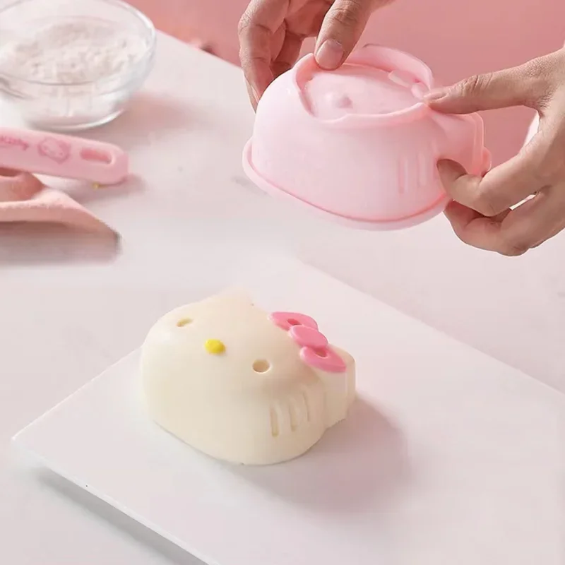 Sanrio Hello Kitty Silicone Mold for Baking Stitch Chocolate Mould Kawaii Kitty Cake Decorating Tools Anime Baking Accessories