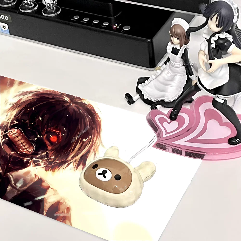 1pc Tokyo Ghoul's Non-slip Mouse Pad Suitable For Office Computers Laptops E-sports Game Desk Mats XXL Keyboard