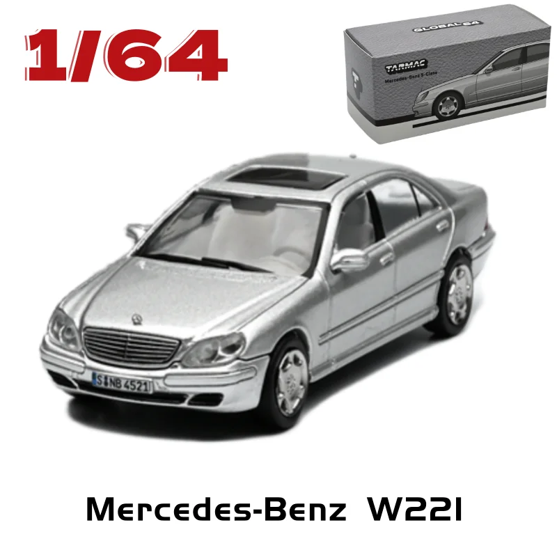 

Tarmac Works Diecast 1/64 Scale Mercedes-Benz Alloy Car Model Mercedes-Benz W221 Benz S Class Butterfly-Benz Original Box