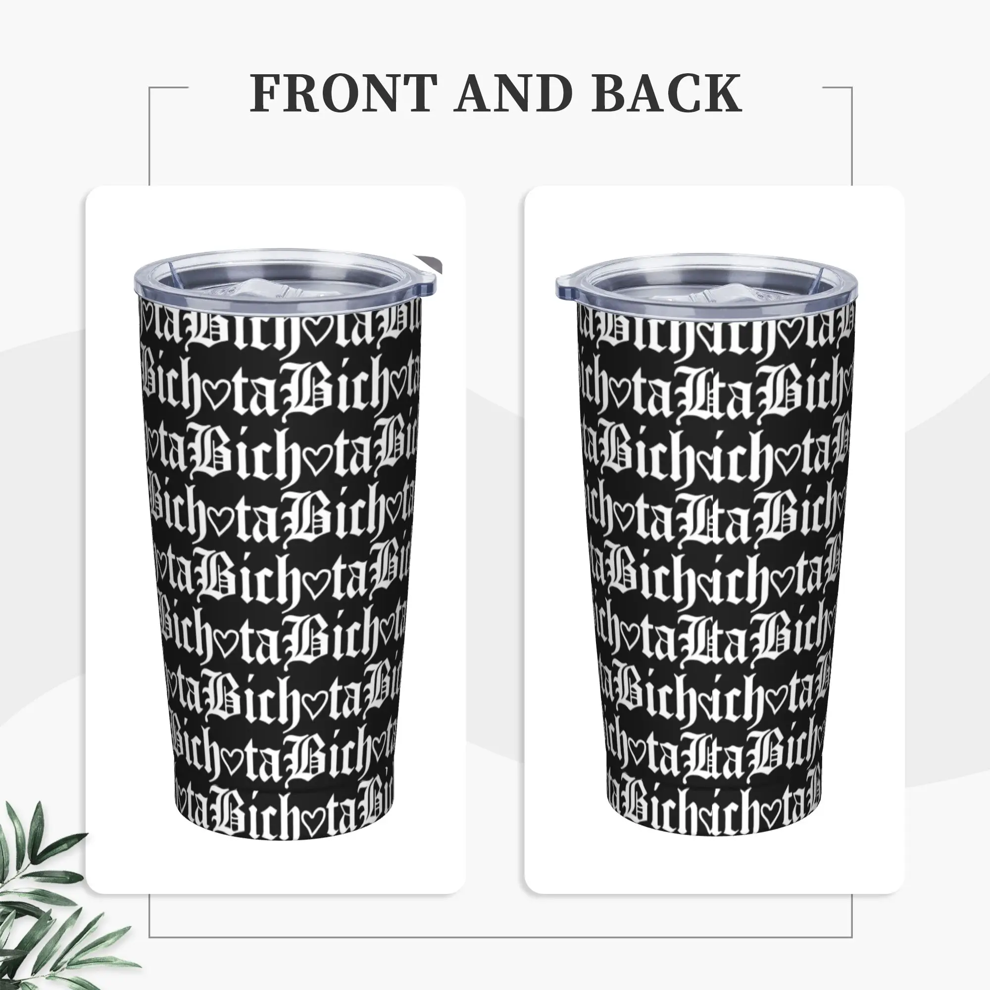 Stainless Steel Tumbler KAROL G  Merch Bichota Coffee Mug  Insulated Hot Drinks Mugs Cup Travel Water Bottle