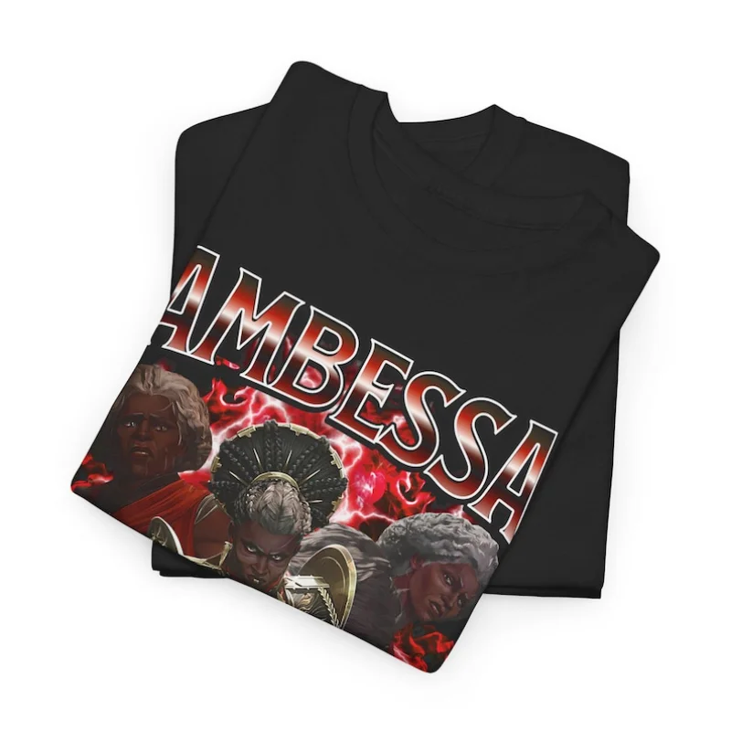 Ambessa Arcane T-Shirt Unisex Vintage Streetwear Shirt Anime Apparel fanmerch Merchandise