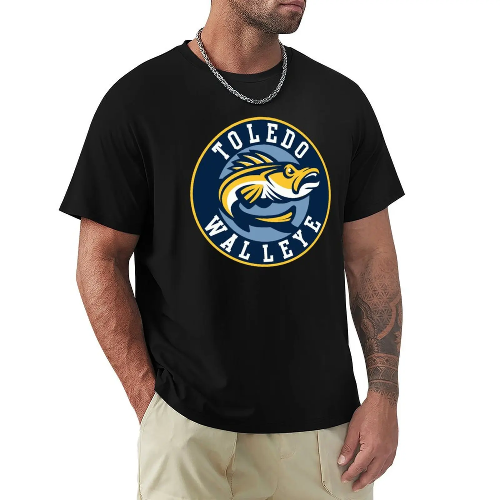 TOLEDO WALLEYE T-Shirt street wear vintage graphic tee anime figures plain black t shirts men