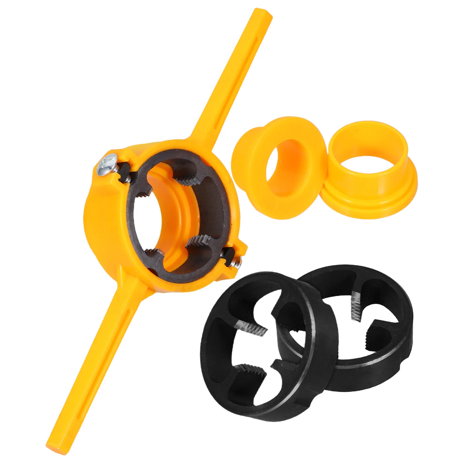 

1 Set Manual Drill Threader Plastic Die Hand For Plumbing Tubes Fitting Supplies Multi-Use Durable Threader Kit Different Parts