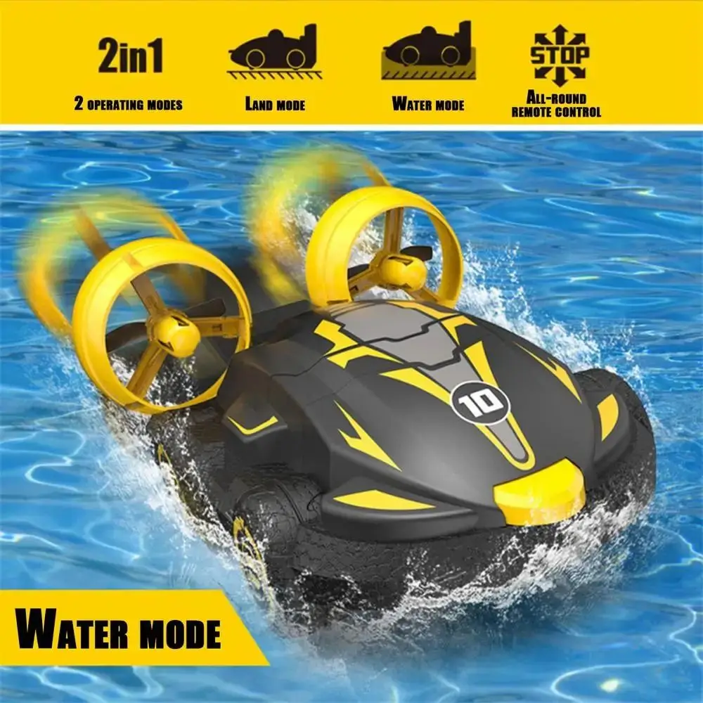 โฟม EPP รีโมทคอนโทรลรถชาร์จ Hovercraft สะเทินน้ําสะเทินบก Rc รถน้ํา Land ทนทาน Auto Fast Drone เรือตกแต่งบ้าน