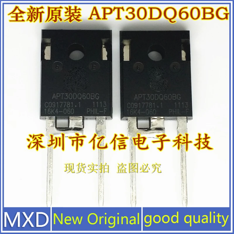 5Pcs/Lot New Original APT30DQ60BG Imported Fast Recovery Diode TO247-2 In Stock Good Quality