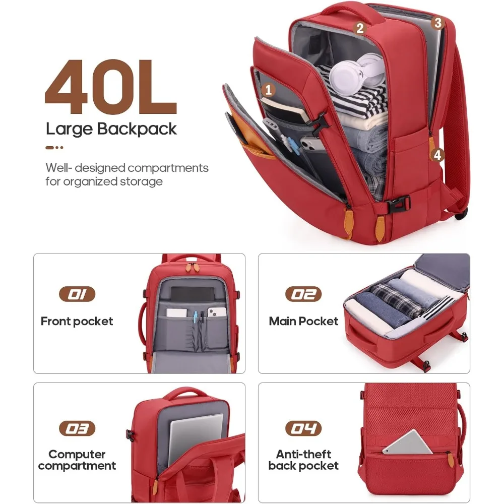 ชุดกระเป๋าเดินทาง UKEIN 3 ชิ้น, กระเป๋าเดินทางขึ้นเครื่องขนาด 20 นิ้ว พร้อมล้อหมุน, ชุดกระเป๋าเดินทางแบบแข็ง PC พร้อมกุญแจ TSA, กระเป๋าเดินทางขึ้นเครื่องที่ทนทาน