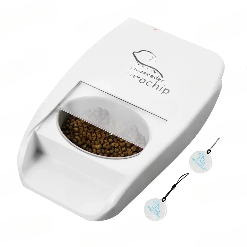 

Automatic Pet Feeder with Microchip Sensing, Wet and Dry Food Dispenser for Small Dogs