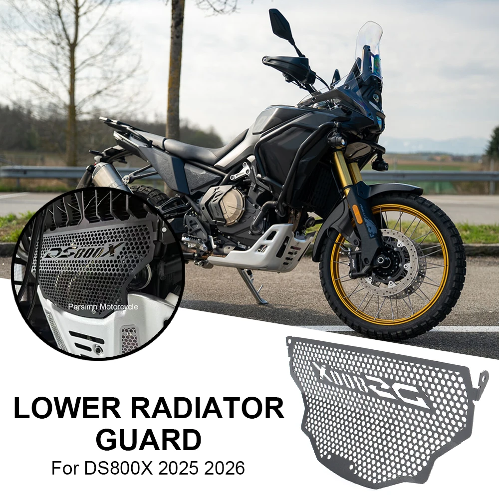 New For Voge DS 800 X 2025 2026 Motorcycle Lower Radiator Grille Cover Sump Guard Underbody Protection Shield Black Silver Kits