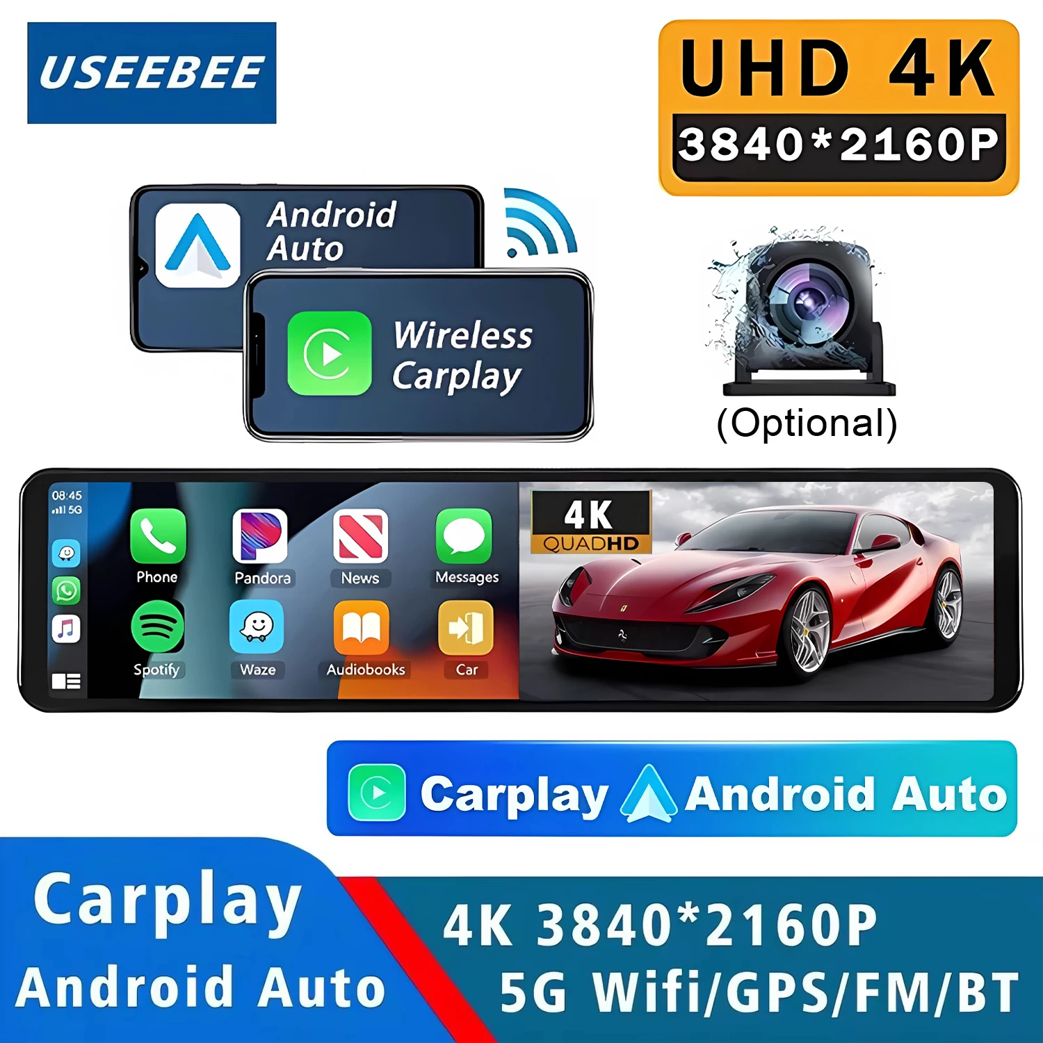 dash-cam-4k-2160p-da-1126-pollici-con-carplay-android-auto-doppia-lente-wifi-gps-bt-fm-registratore-video-per-auto-specchietto-retrovisore-con-telecamera
