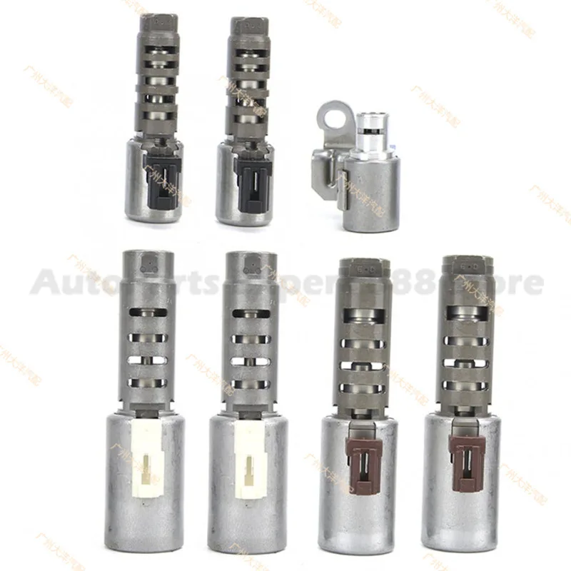 For U760E Automatic Transmission Solenoid 7 Piece Set Compatible For Toyota Camry For Lexus RX350
