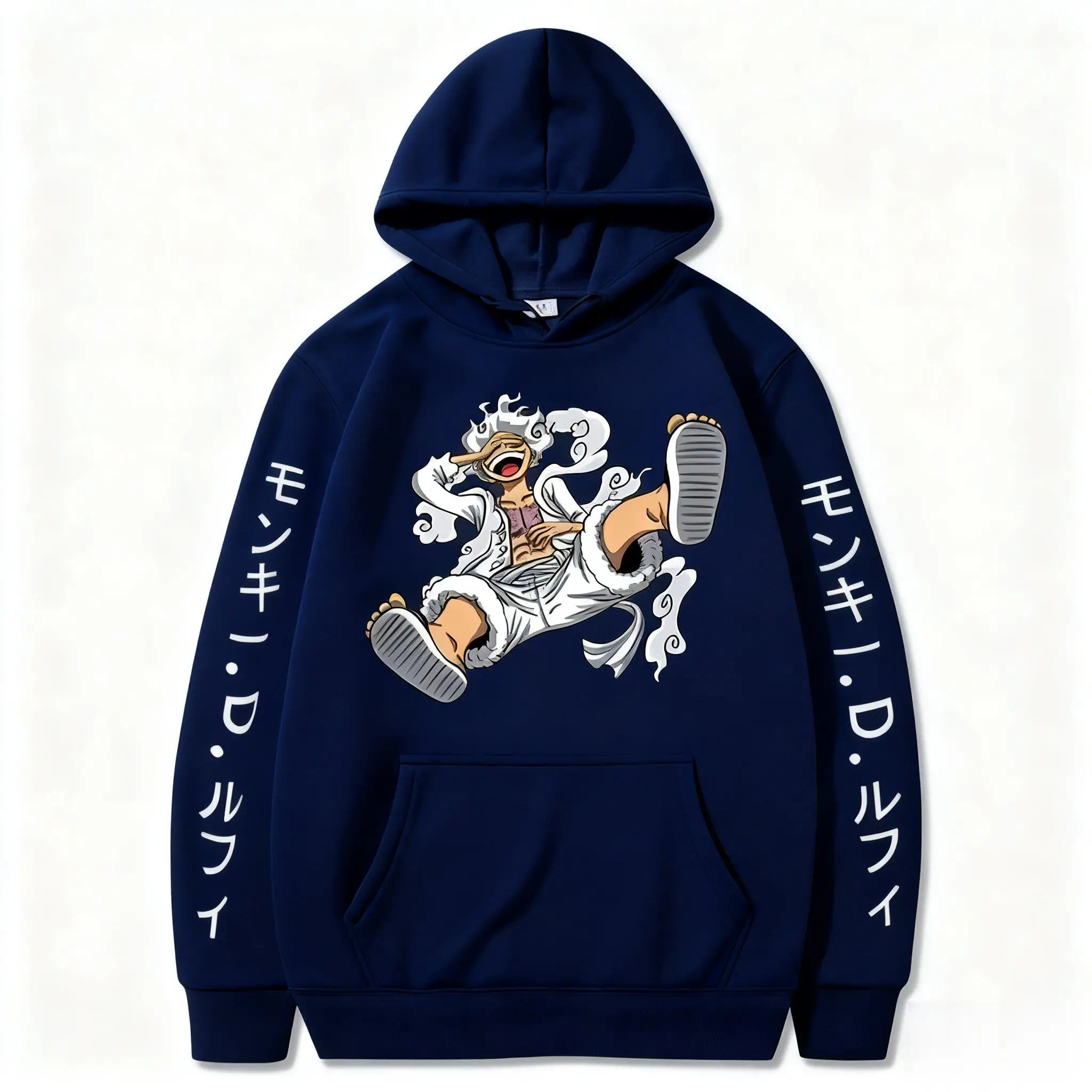 One Piece Rufy Gear 5 Felpa con cappuccio Uomo Donna Anime Felpa unisex in cotone Streetwear Giacca cosplay casual 2026 Felpe con cappuccio di nuova moda