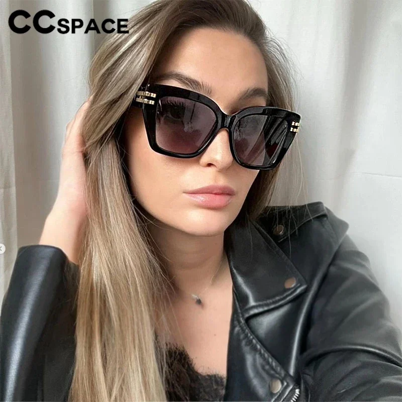 Luxury Square Sunglasses Women Brand Design Large Size Retro Suneyeglass Outdoors Casual Sunscreen Vacation Travel UV400 #301633