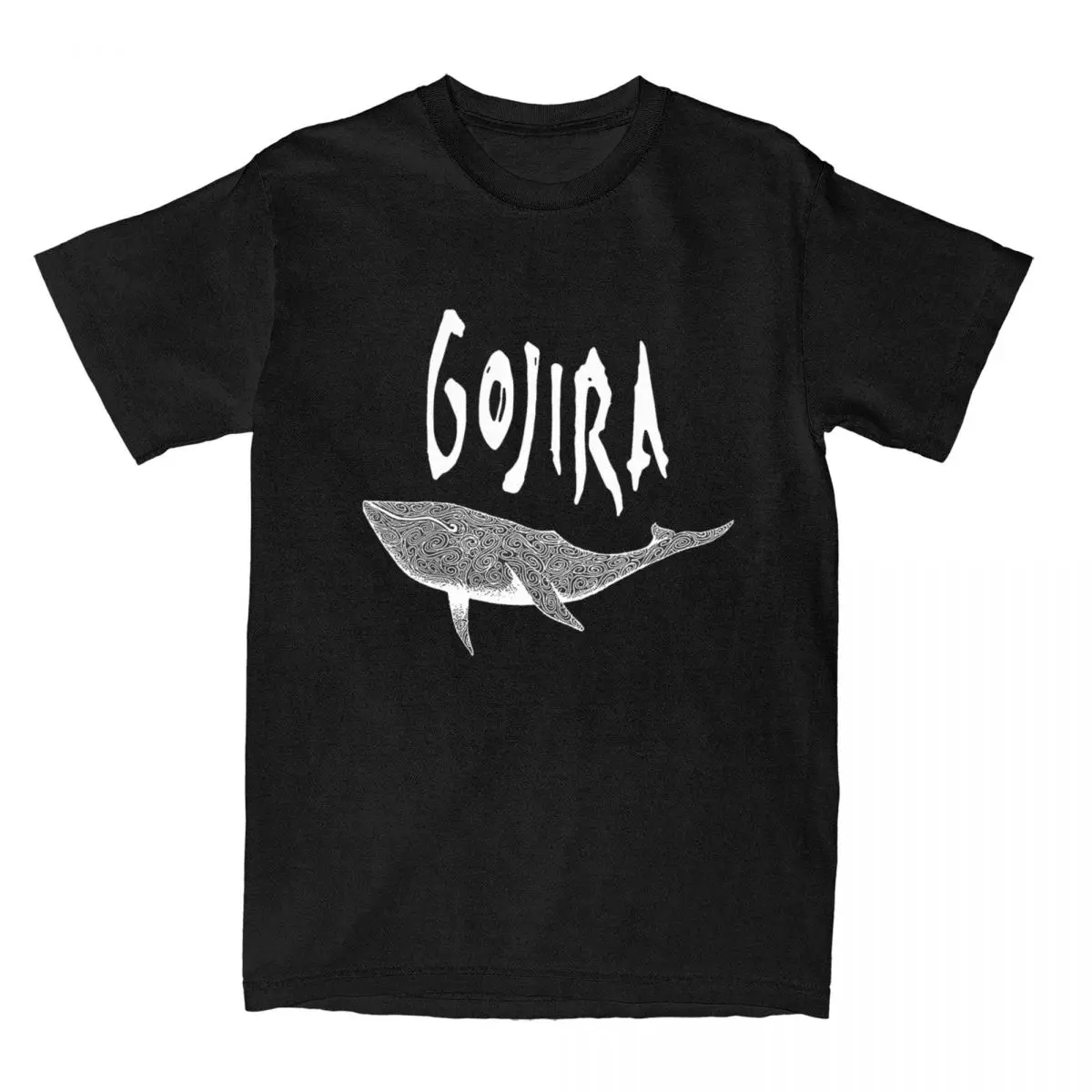 Men Gojiras Rock Metal Band T Shirts 100% Cotton Clothes Vintage Short Sleeve Round Collar Tees 4XL T- Shirt