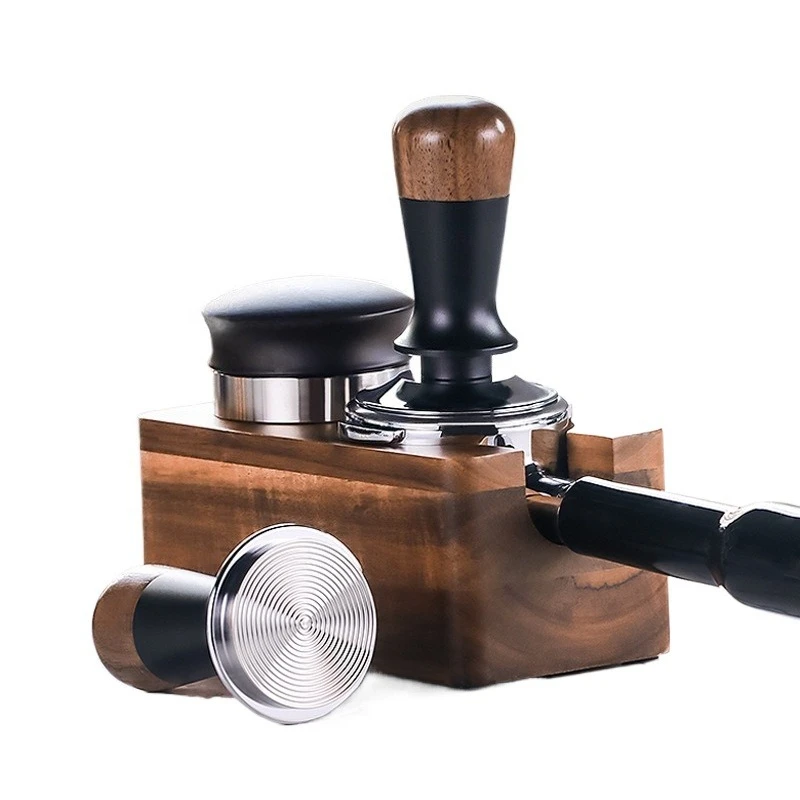 Walnut coffee constant-force tamper, constant-force tamping, press-type elastic balance tamper