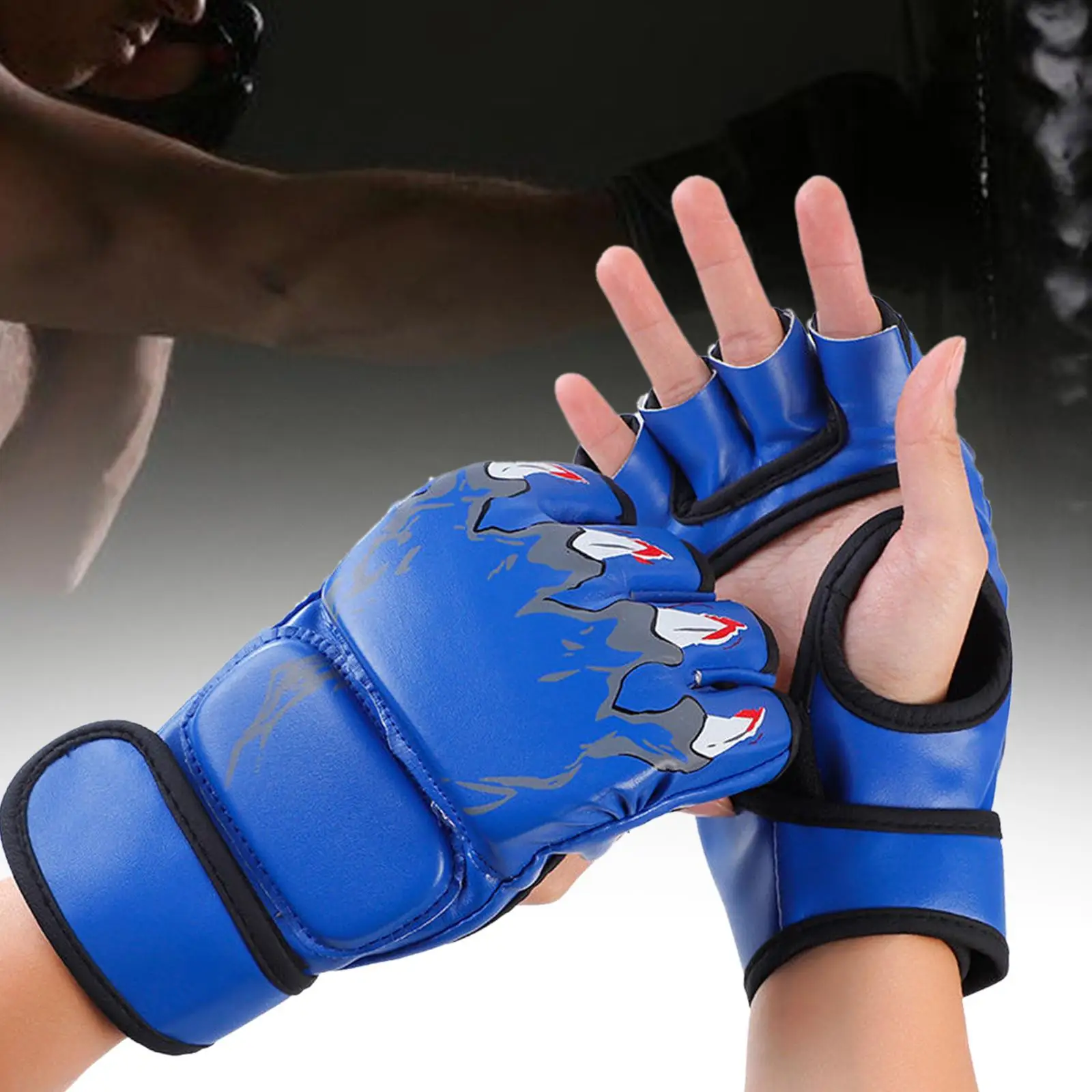 Boxing Gloves Protective Gear Protector Open Palm for Youth Adults Grappling Fitness Punching Heavy Bag Karate Fighting